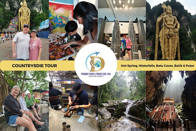 Countryside Tour Waterfall, Hot Springs & Batu Caves With Lunch - Batu Caves and the 272-step climb