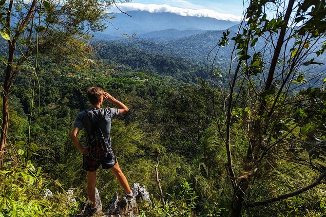 Dragonback Trek - The ridge: forest on one side, Kuala Lumpur on the other