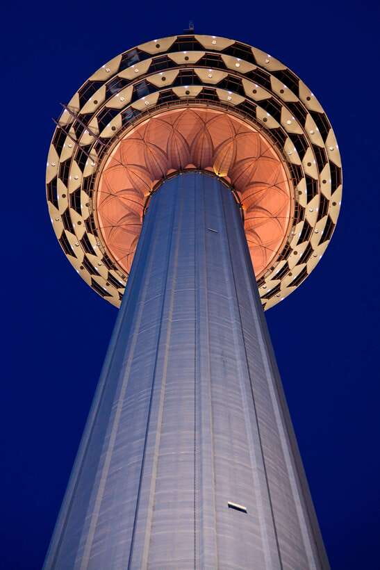 Night Tour of Petronas Twin Towers, Kuala Lumpur - Merdeka Square after dark
