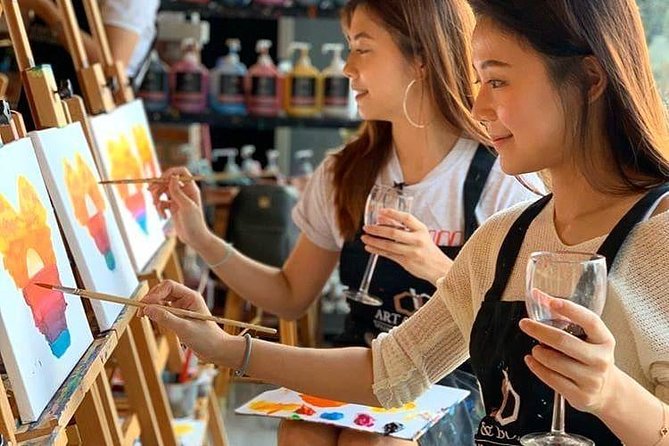Sip & Paint Night - A creative night in Desa Sri Hartamas