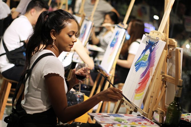 Sip & Paint Night - What the three hours involve
