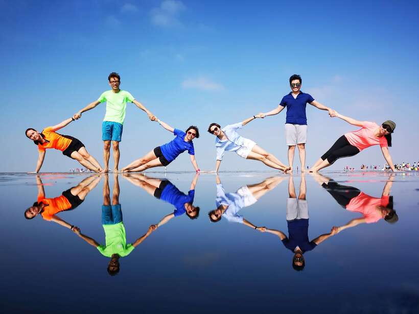 Sky Mirror - Kuala Selangor and Sekinchan Paddy Field Tour - Sasaran Beach, where the sky meets the sand